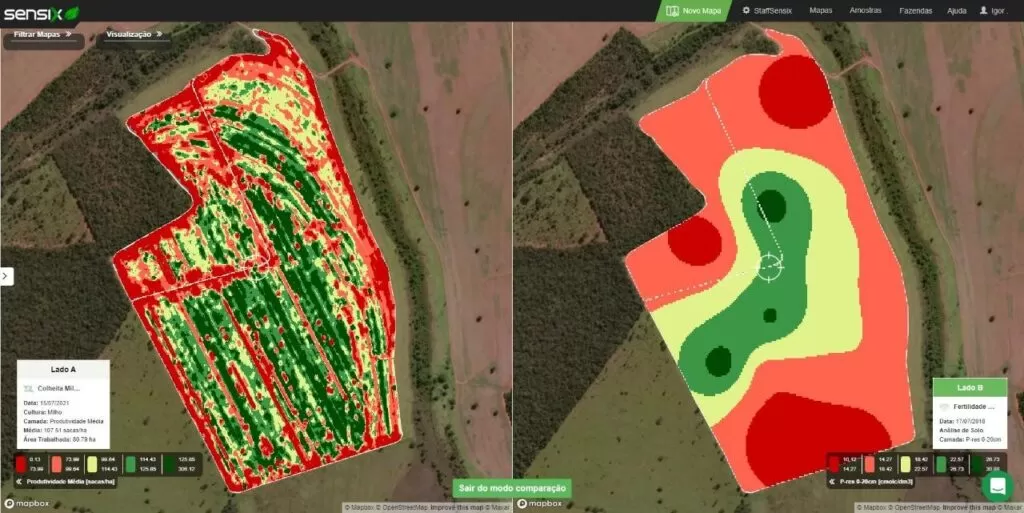 Mapa de Agricultura de Precisão