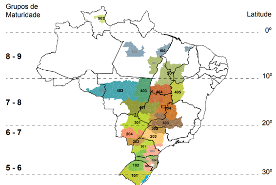 Mapa de soja