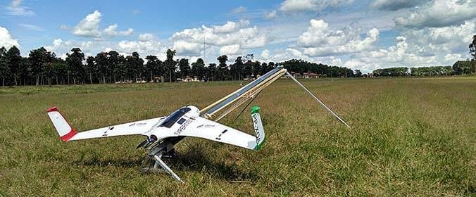 drone para rastreio de medidas agrárias