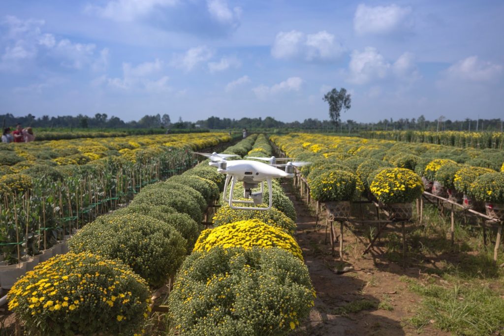 Uso de drones na agricultura 