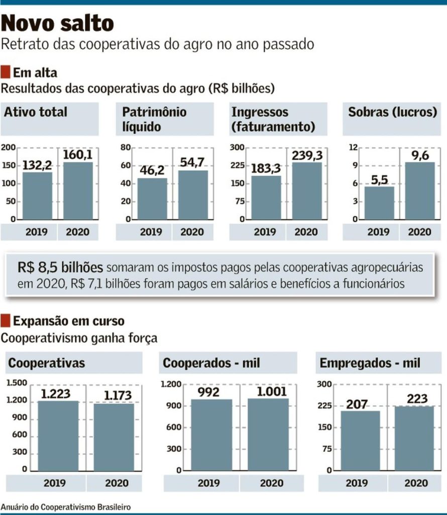 cooperativas agrícolas em números