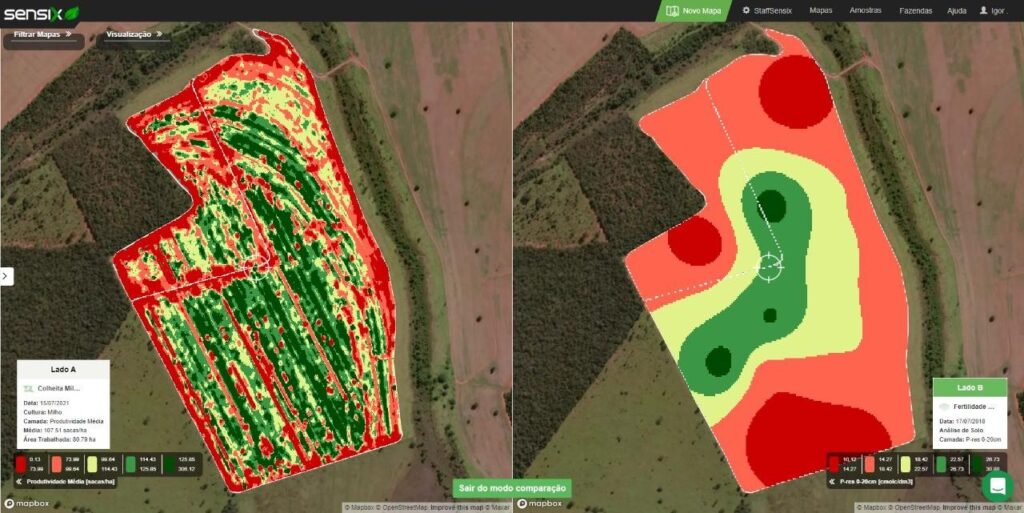 Mapa de Agricultura de Precisão 