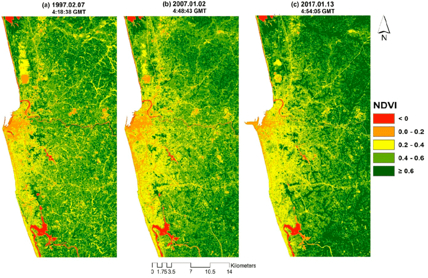 mapas gerados em SIG