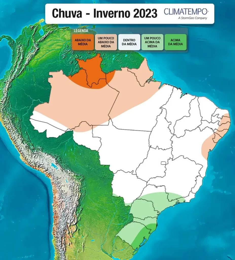 Monitoramento e Previsão - Brasil/América do Sul - Dezembro/2023 - Page 6 -  Monitoramento e Previsão - América do Sul - Brasil Abaixo de Zero